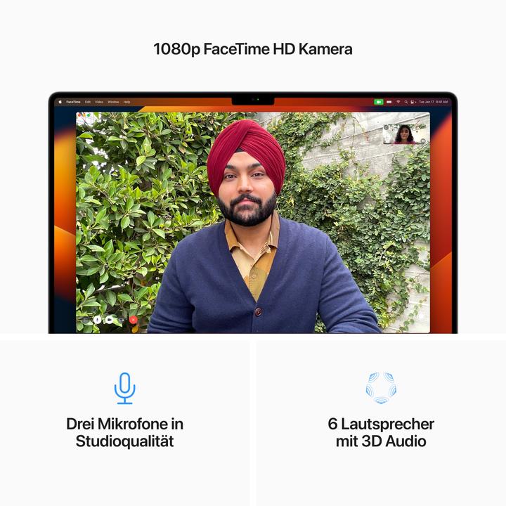 Produktbild Apple MacBook Pro – 2023 (16", M2 Pro, 16 GB, 1000 GB, DE)