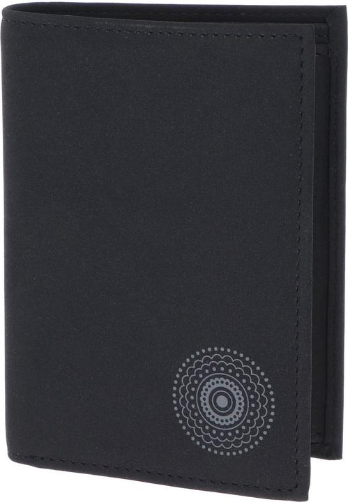 Black, Circle Bloom Print Grey Black, Grey