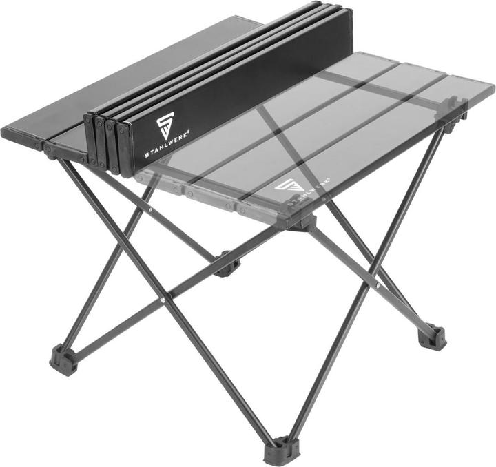 Immagine prodotto Stahlwerk Tavolo pieghevole in alluminio Tavolo pieghevole Tavolo da campeggio Tavolo da giardino Tavolo da