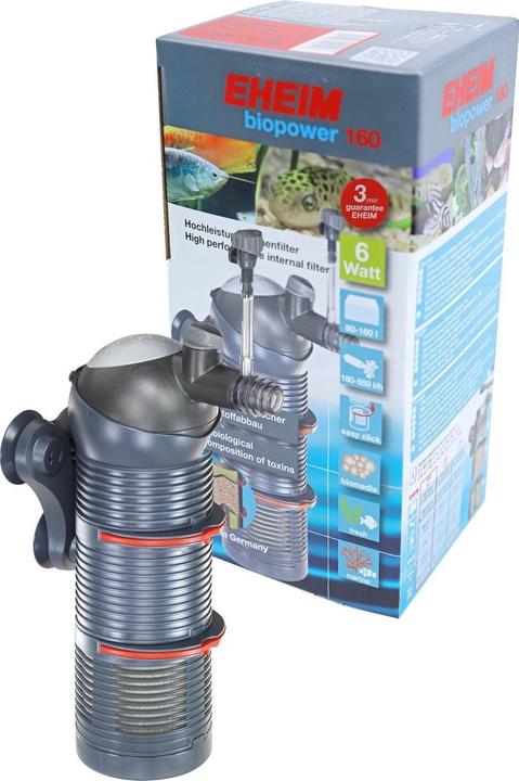 Immagine prodotto Eheim Biopower 160+ media (160 l, Filtri interni, Acqua dolce, Acqua salata)