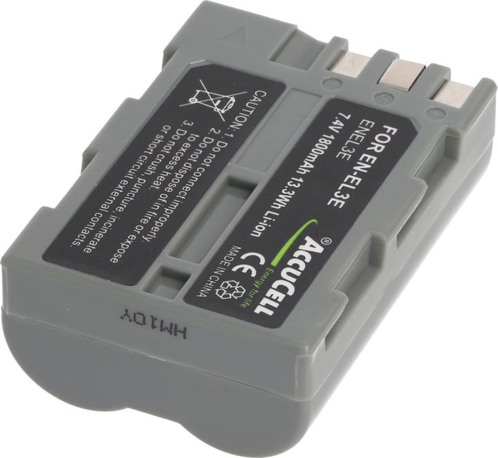 Actual product image AccuCell Battery suitable for Nikon D80 (Rechargeable battery)