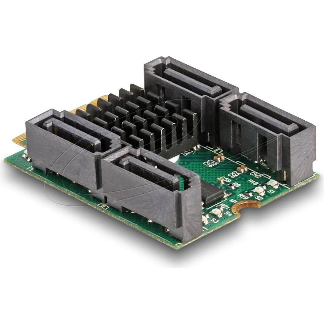 Delock Convertitore M.2 Key B+M a 4 x SATA con RAID e HyperDuo, Accessori per dischi rigidi
