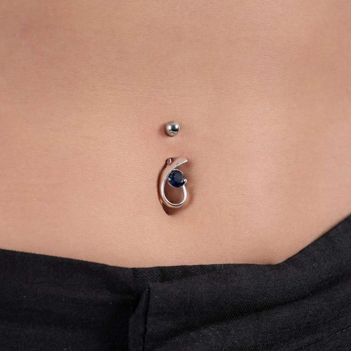 Produktbild Bijouteria Bauchpiercing (Edelstahl, Silber 925, Zirkonia)