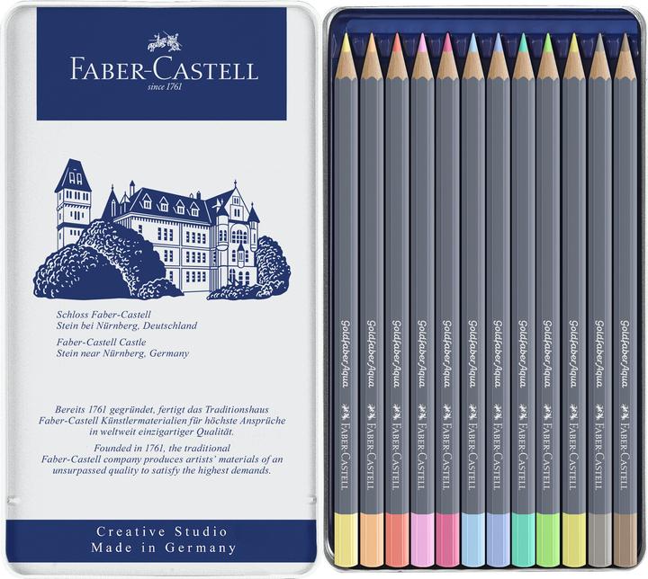 Produktbild Faber-Castell Aquarellstifte Goldfaber (Mehrfarbig, 12 x)