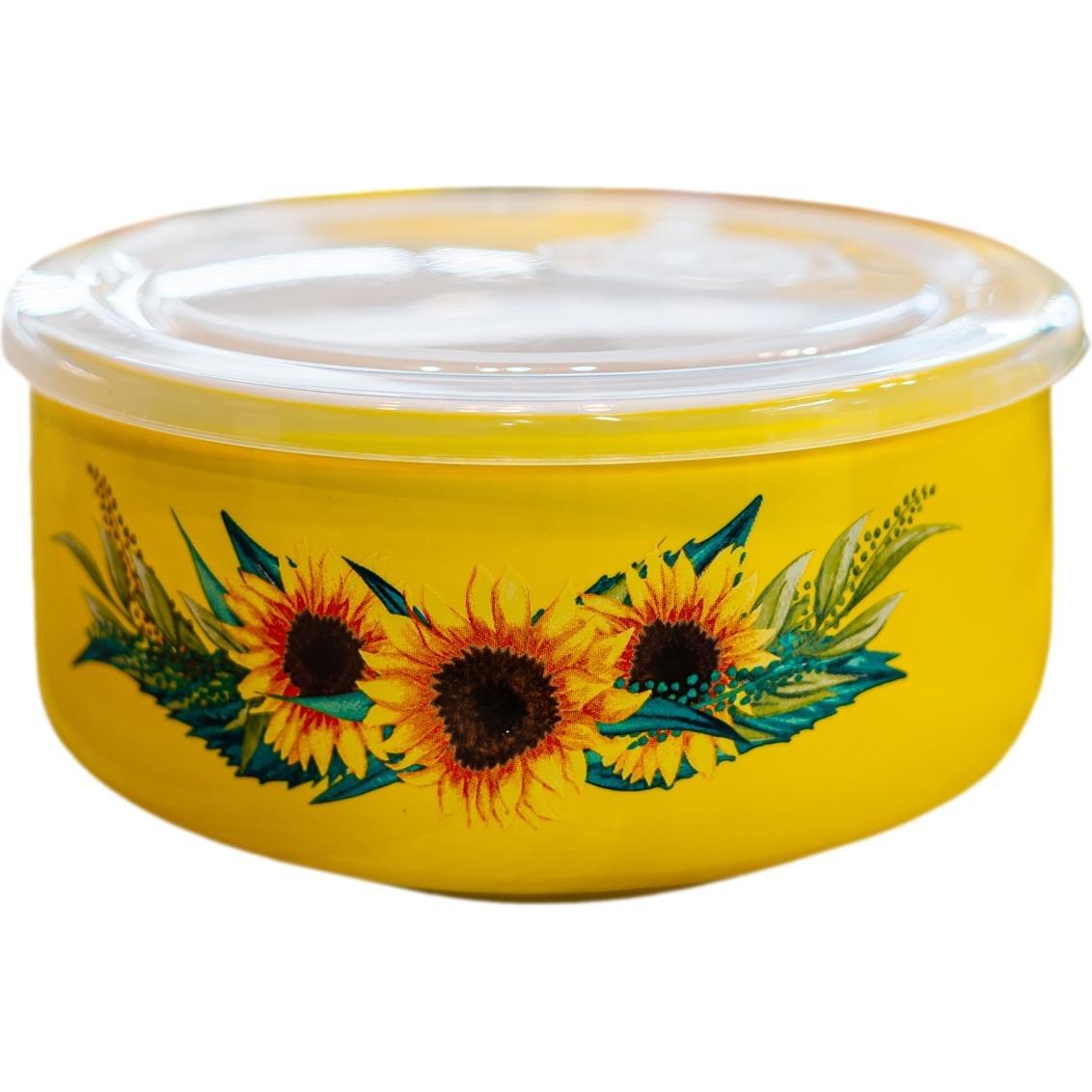 neuetischkultur Mikrowellen Keramik Schüssel 900 ml Sonnenblume, Vorratsbehälter, Gelb