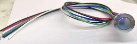 Actual product image Rs Pro Push-button switch RGB illuminated Push-button 16 (dia.)mm, ON-OFF switch, 1-pole 36V dc / 2 A
