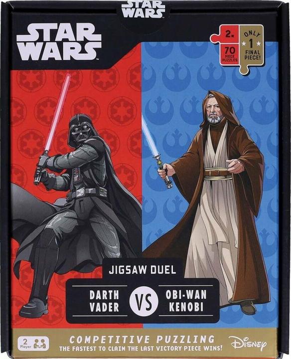 Produktbild Ridley's Games Puzzle Duell Star Wars: Darth Vader vs Obi-Wan Kenobi 2x70 Teile (70 Teile)