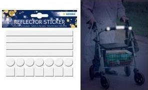 Actual product image HERMA Reflector stickers