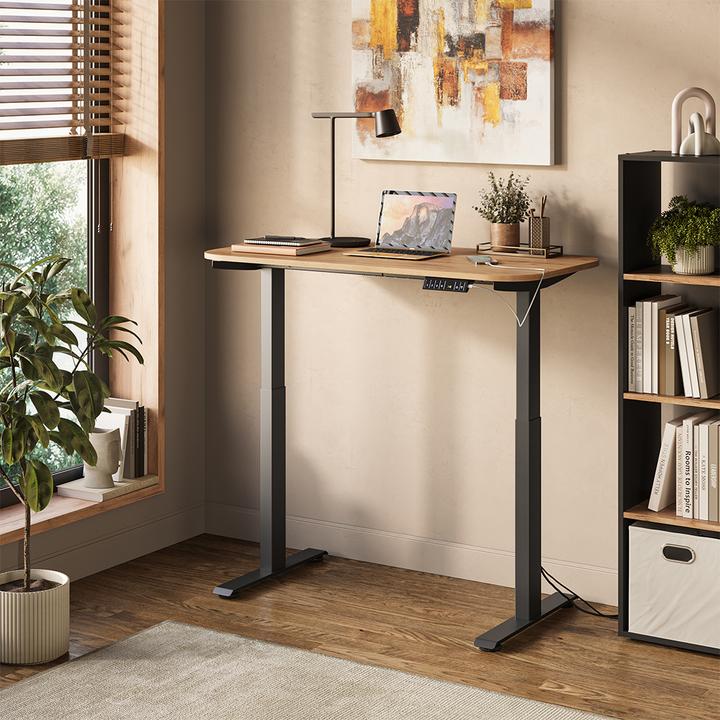 Produktbild Vicco Tischgestell Elevate, Anthrazit, mit USB und USB-C Anschluss