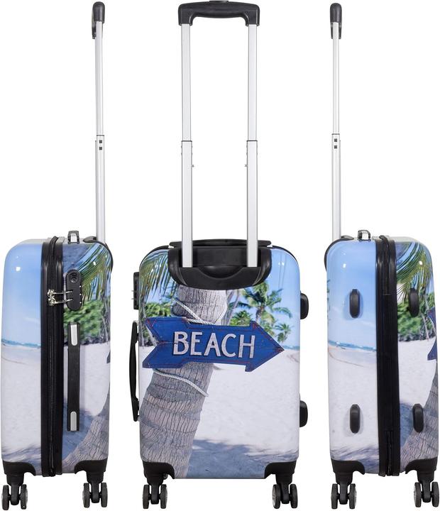 Actual product image Trendyshop365 Hartschalen-Handgepäck mit Strandmotiv (36 l)