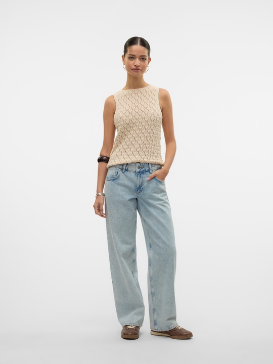 Produktbild Vero Moda VMRANCY Mid Rise Weiter Beinschnitt Jeans Weit geschnitten (W31/L32)
