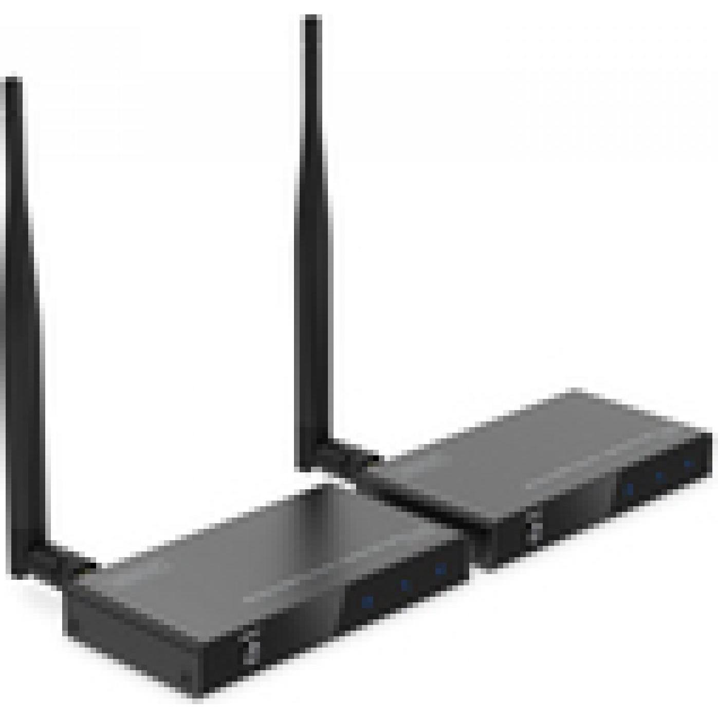 Digitus Wireless HDMI Extender / Splitter Set (100 m, HDMI 1.4a), Wireless Transmitter, Schwarz