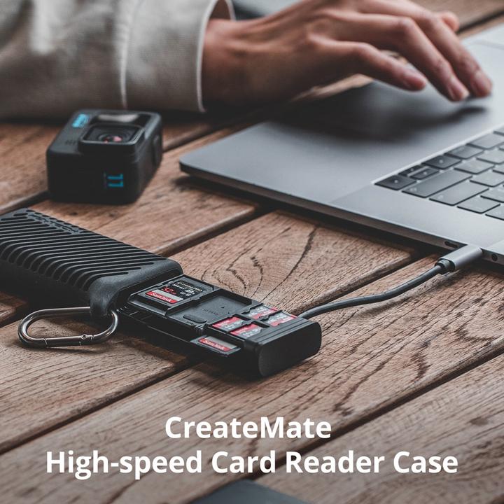 Image du produit Pgytech Étui pour lecteur de cartes haute vitesse CreateMate (USB-C)
