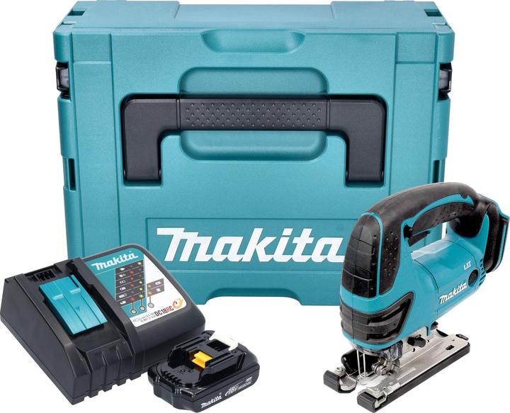 Produktbild Makita DJV 180 RY1XJ Akku Stichsäge 18 V 135 mm + 1x Akku 1,5 Ah + Ladegerät + Makpac