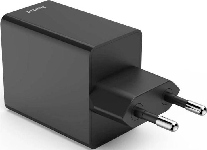 Actual product image Hama Quick charger, 1x USB-C PD, 3x USB-A, mini charger, 35W, black (35 W)