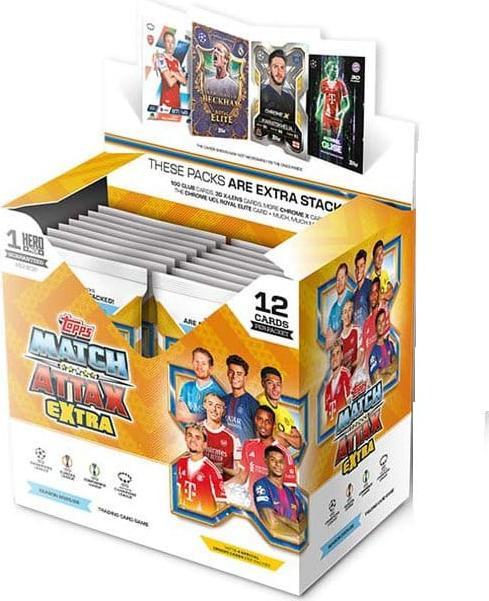 Topps/Merlin UEFA Champions League Match Attax Extra cartes à collectionner 2025/26 présentoir boosters (32) (Englisch, Booster Display)