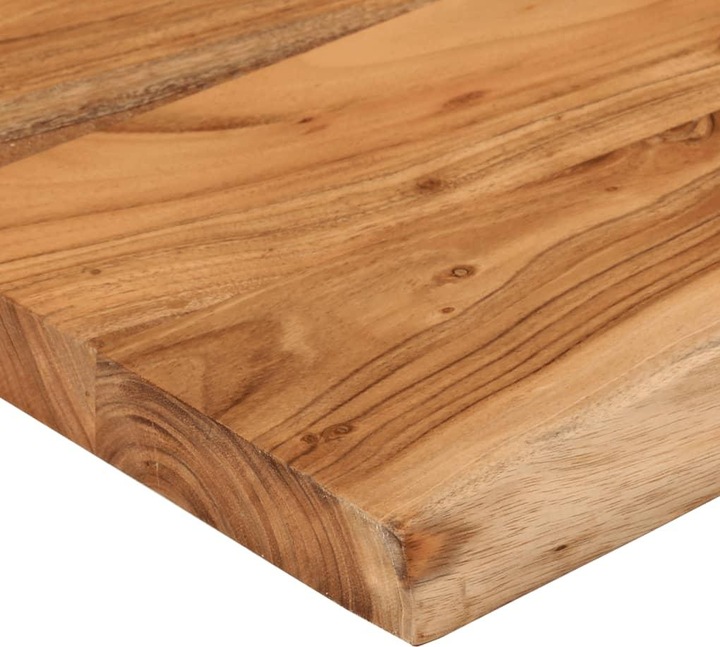 Produktbild VidaXL Tischplatte Rechteckig Baumkante Holzplatte Möbelplatte Massivholz Akazie