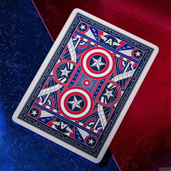 Actual product image Theory11 Captain America Spielkarten Patriotic Design (English)