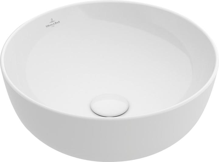Villeroy & Boch Aufsatzwaschbecken Artis 43 cm rund wei mit Beschichtung 417943R1 (430 mm, 430 mm)