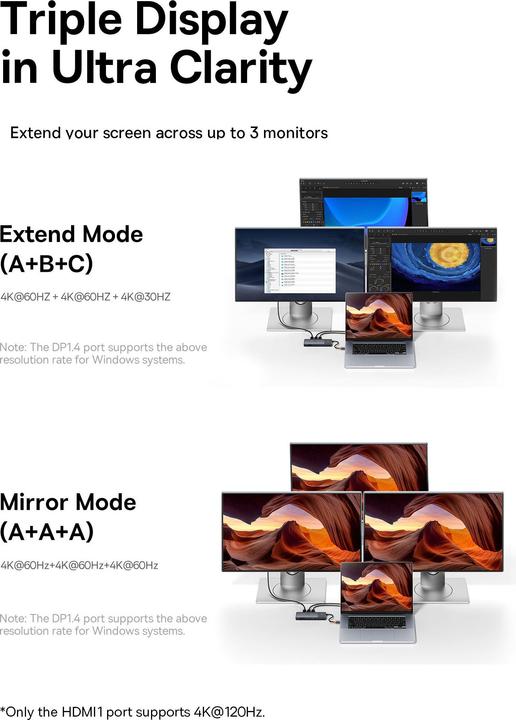 Immagine prodotto Baseus Serie Metal Gleam dokovací stanice HD HUB typu C (USB-C, 11 porte)