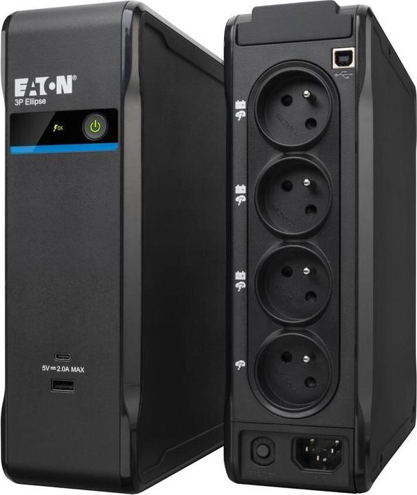 Produktbild Eaton 3P Ellipse 1300 USB FR Offline VFD-SY-313 gem. EN 62040 (1.30 VA, 840 W, Standby USV)