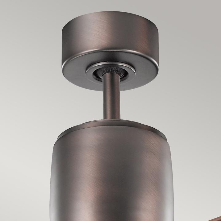 Actual product image Elstead Lighting Ferron silent ceiling fan Ø152cm DC motor + remote control Oil brushed bronze