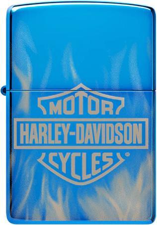 Actual product image Zippo Harley-Davidson Blue Fire