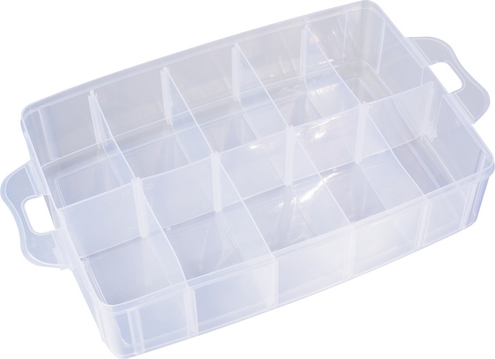 Image du produit VBS 2 boîtes empilables avec poignée, 3 pcs. (24.5 x 16.5 x 18 cm)