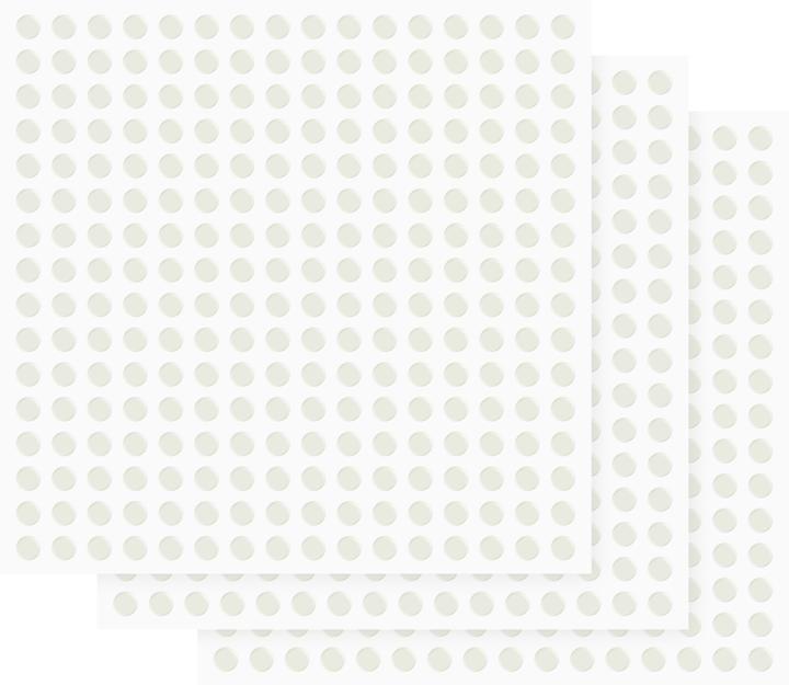 Actual product image Knorr Prandell Micro adhesive dots, 3mm 768 pieces