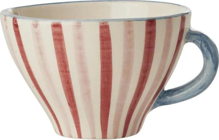 Rice Keramik Teetasse Streifen - handbemalt (1x)