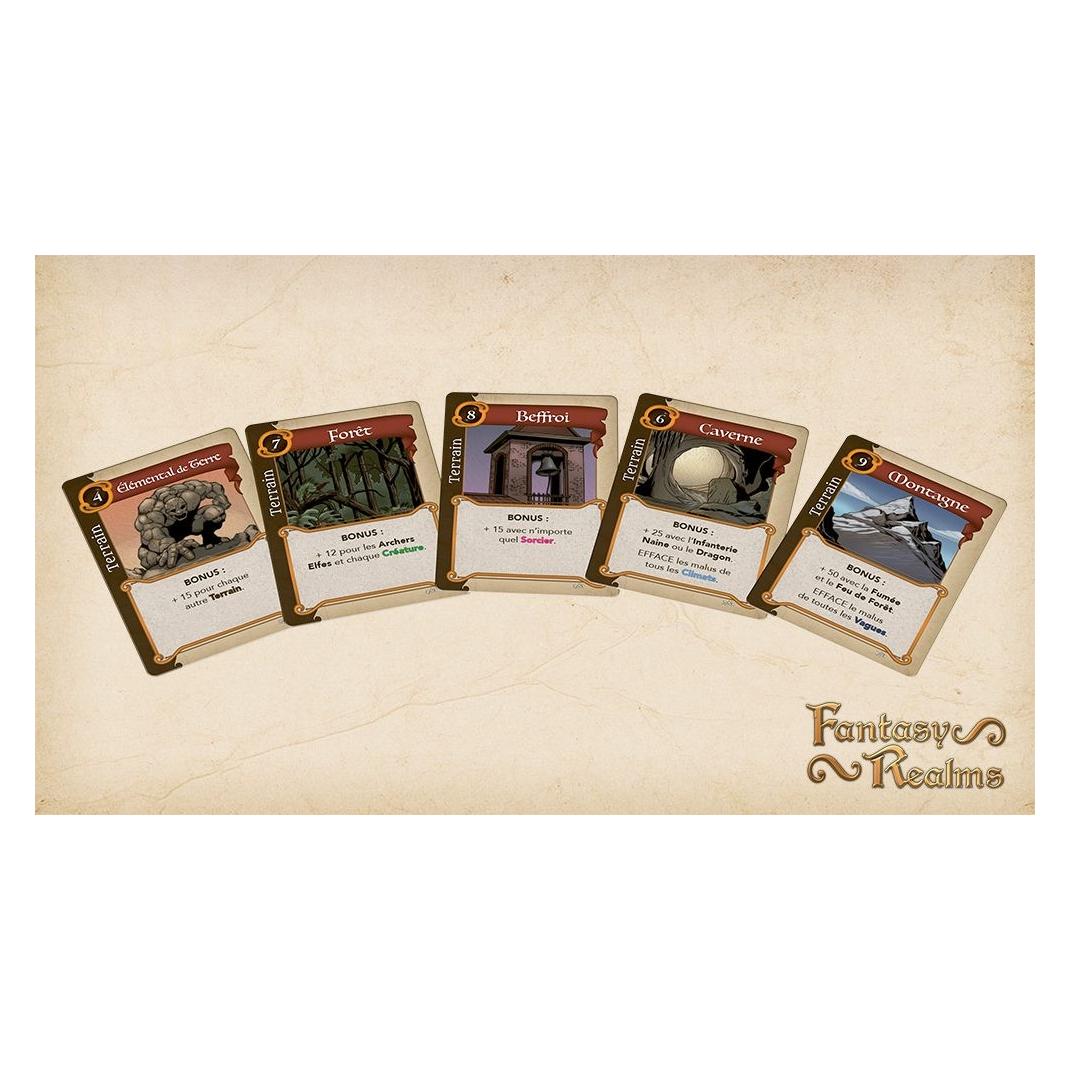 Don't Panic Games - Fantasy Realms (Edizione 2021) - Gioco Di Carte In Francese - Da 2 A 6 Giocatori - Parti Veloci E Rigiocabilità Infinita