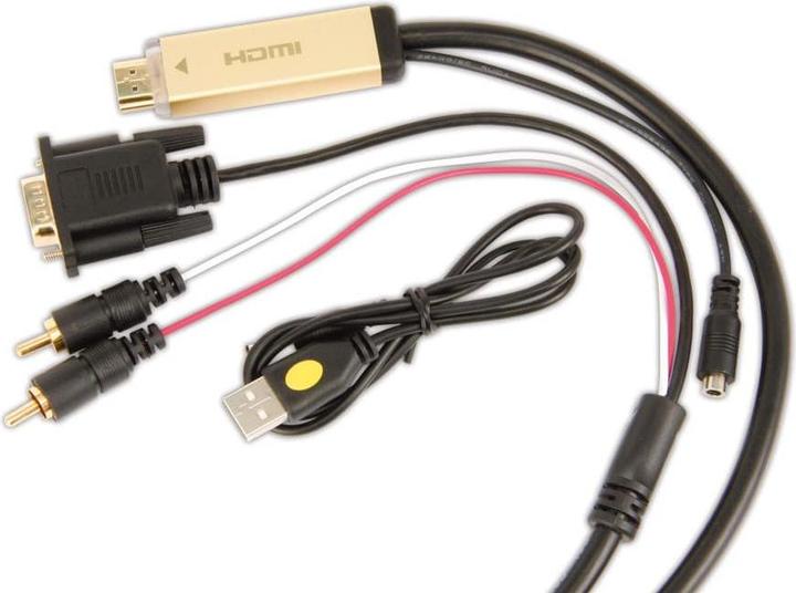 Produktbild LogiLink HDMI (Typ A) — VGA (2 m, VGA, HDMI)