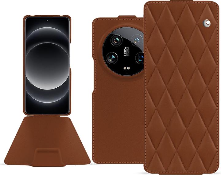 Actual product image Noreve Vertical leather shell (Xiaomi 14 Ultra)