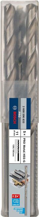 Produktbild Bosch Professional Zubehör PRO Metal HSS-G Spiralbohrer, 11 x 128 x 195 mm (11 mm)