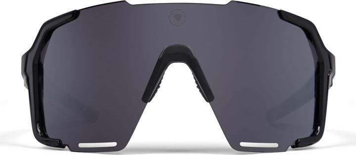 Endura Singletrack Frameless, Bk (Schwarz, flash mirror finish lens for bad weather, Klare (Schlechtwetter-)Linse mit Flash-Spiegel-Finish, REVO coloured mirror main lens)