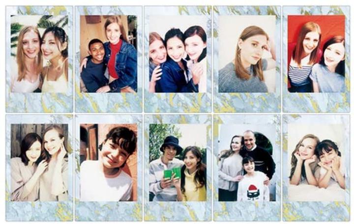 Actual product image Fujifilm Instax Mini Film Blue Marble (Instax Mini)