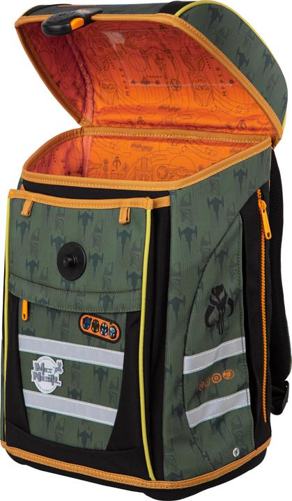 Actual product image Coolpack Satchel fabric green, orange