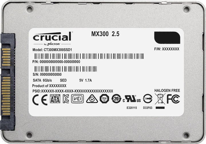Image du produit Crucial Mx300 (525 Go, 2.5")