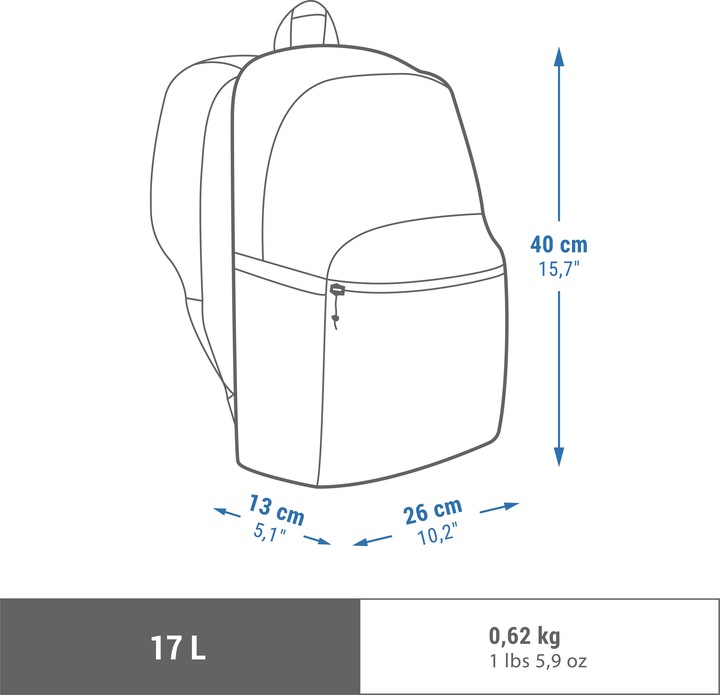Produktbild Quechua BACKPACK NH ESCAPE 100 (17 l)