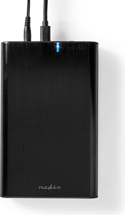 Produktbild Nedis Festplattengehäuse | 3.5 " | USB 3.1 Gen1 | USB Type-A / USB Type-C™ | Notebook / PC | Alumini (3.5")