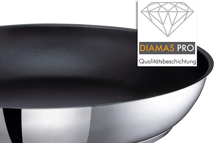 Actual product image Schulte-Ufer Diamas Pro (28 cm, Frying pan, Stainless steel)