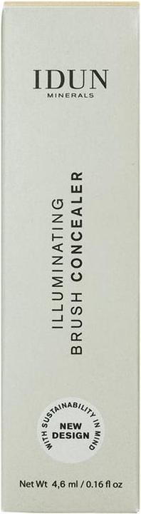 Actual product image IDUN Minerals Concealer Raps yellow shade / beige light reflective (001 Raps for Women)