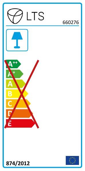 Energy Label LTS Longitudinal connector with feed grey ST-A I/9010 grey