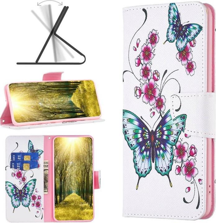 Actual product image Cover-Discount Galaxy A35 - Tasche Hülle Schmetterling (Samsung Galaxy A35)