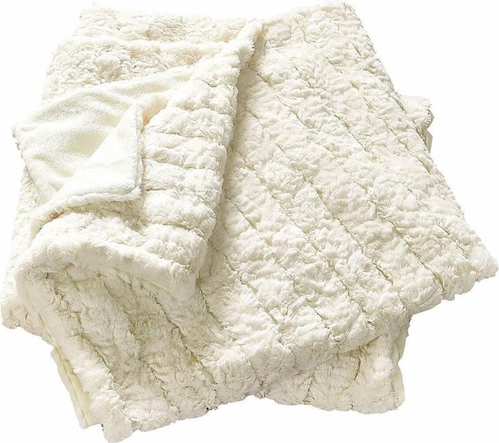 Image du produit Loberon Plaid Dorelice blanc (170 x 130 cm)