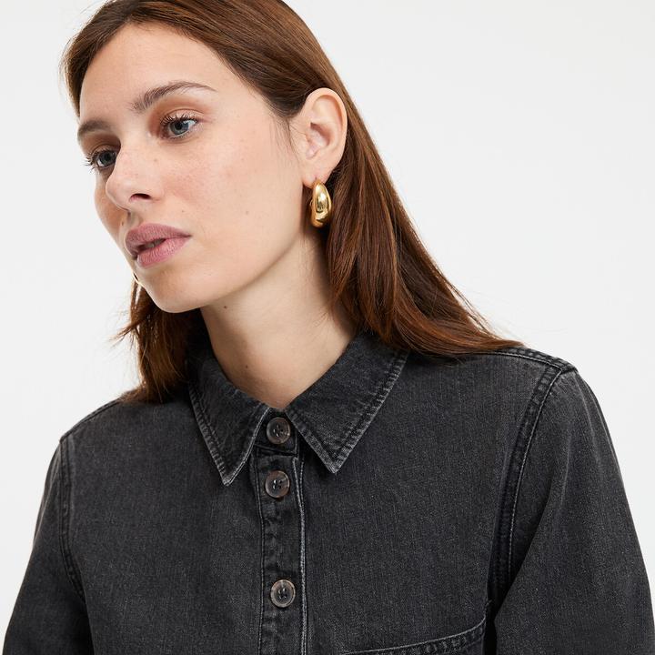 Produktbild La Redoute Collections Kurzes Jeanskleid Signature ALBANE (46)