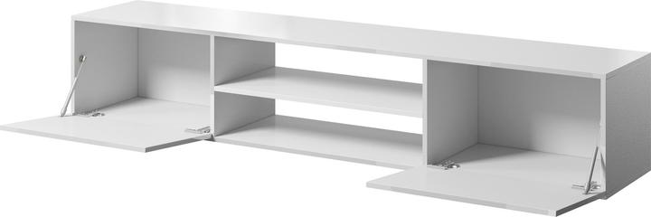 Actual product image Cama RTV cabinet SLIDE 200K 200x40x37 cm all glossy white (200 x 40 x 37 cm)