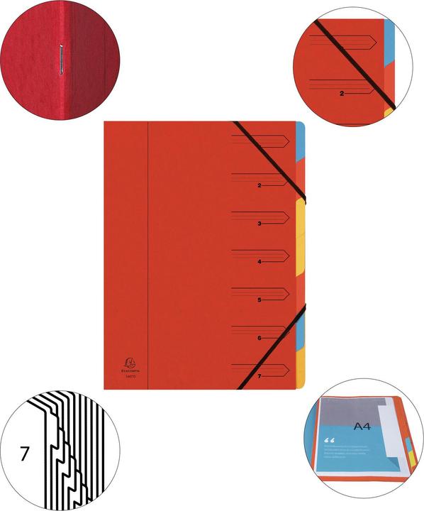 Produktbild Exacompta Ordnungsmappen A4 (A4, 1x)