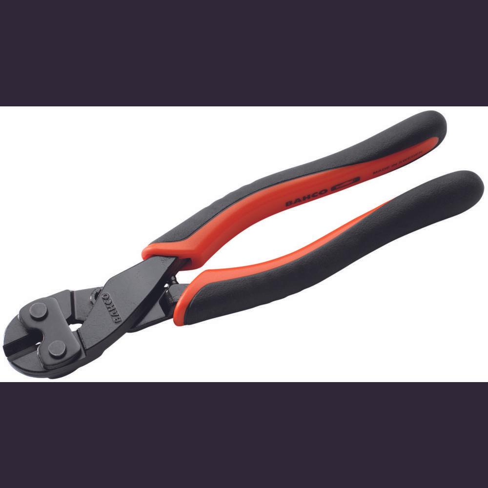 Thumbnail - Bahco, Bolzenschneider + Seitenschneider, Kraftschneider mit 2-Komponenten-Griff, brüniert 210 mm (210 mm)