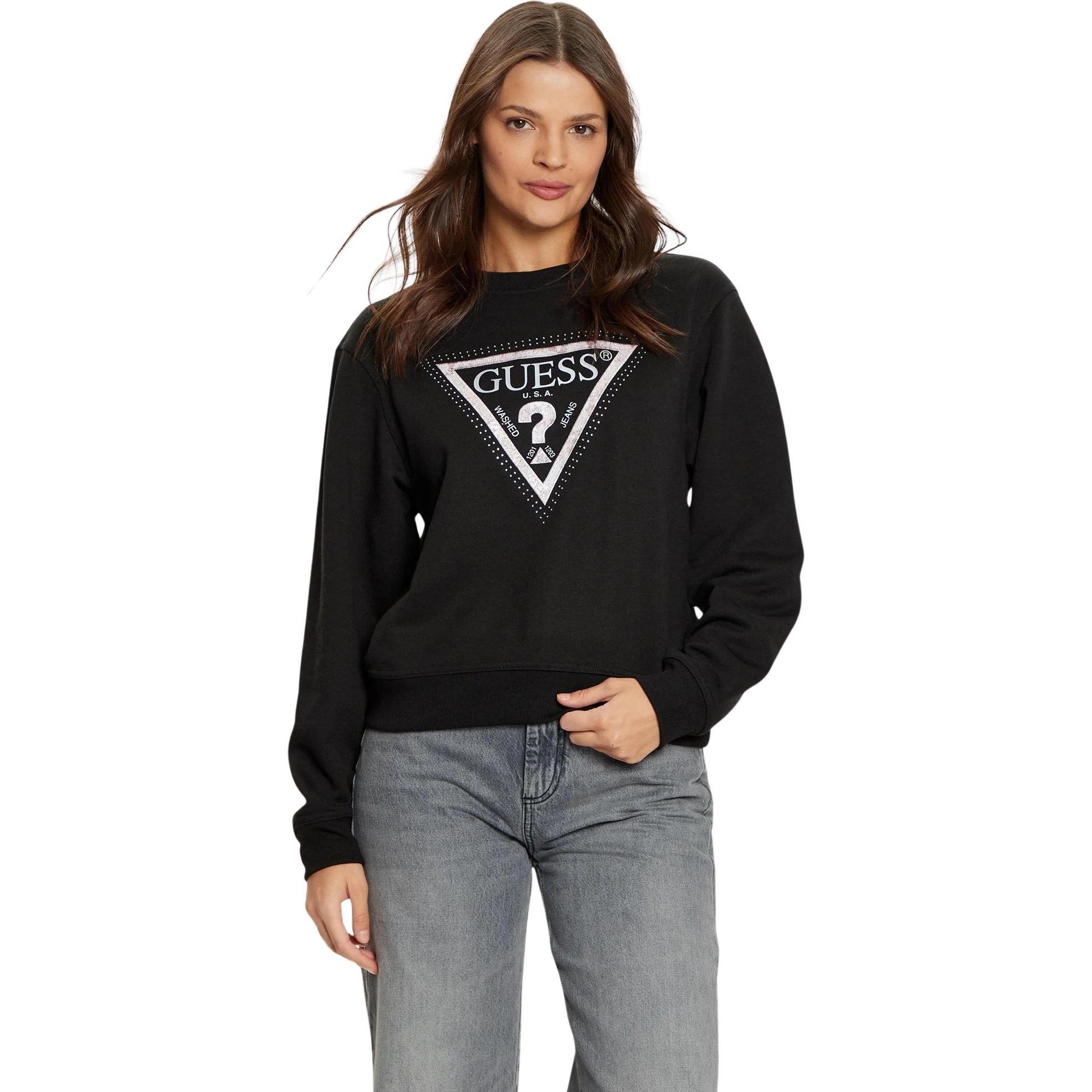 Thumbnail - Guess, Damen, Pullover, Python, Schwarz, (M)